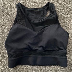 Zyia black star mesh bra